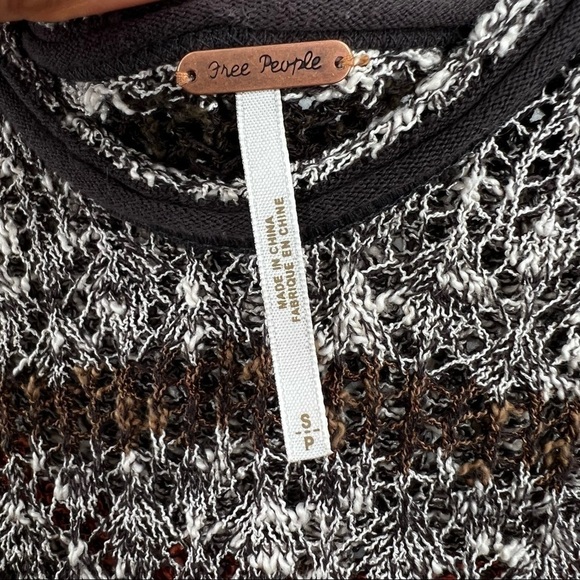 Free People striped sweater dress long sleeve size SP - Picture 10 of 12